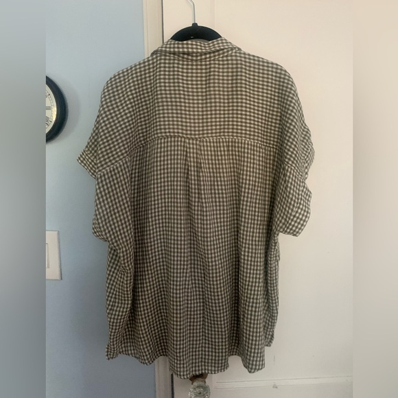 Lucky Brand Gingham Short Sleeve Button Down Shirt - Picture 3 of 11